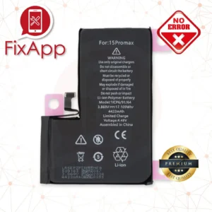 PREMIUM APPLE IPHONE 15 PRO MAX - BATTERIA DIAGNOSTICABILE NO ERRORE + BIADESIVO